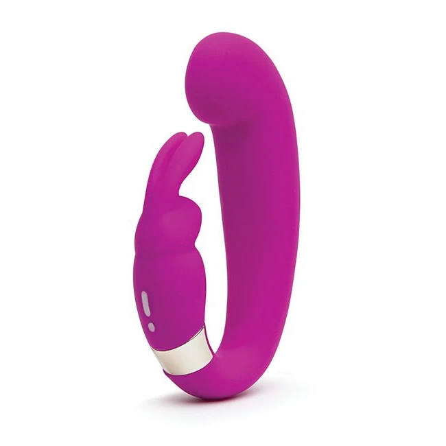 Happy Rabbit G-spot Clitoral Curve Vibrator Purple - Experience the Ultimate Dual Stimulation