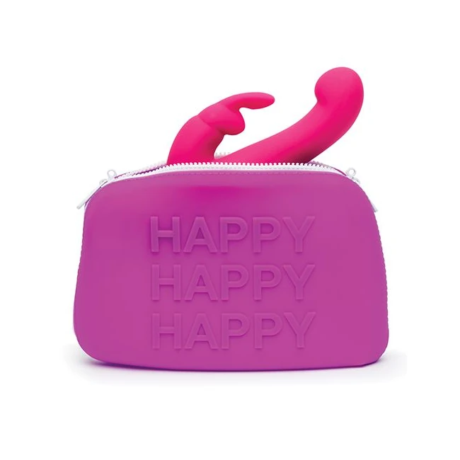 Happy Rabbit Happy Large Purple Silicone Zip Storage Bag - Overview