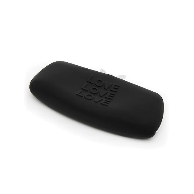 Happy Rabbit Love Medium Black Silicone Storage Bag - Key Details