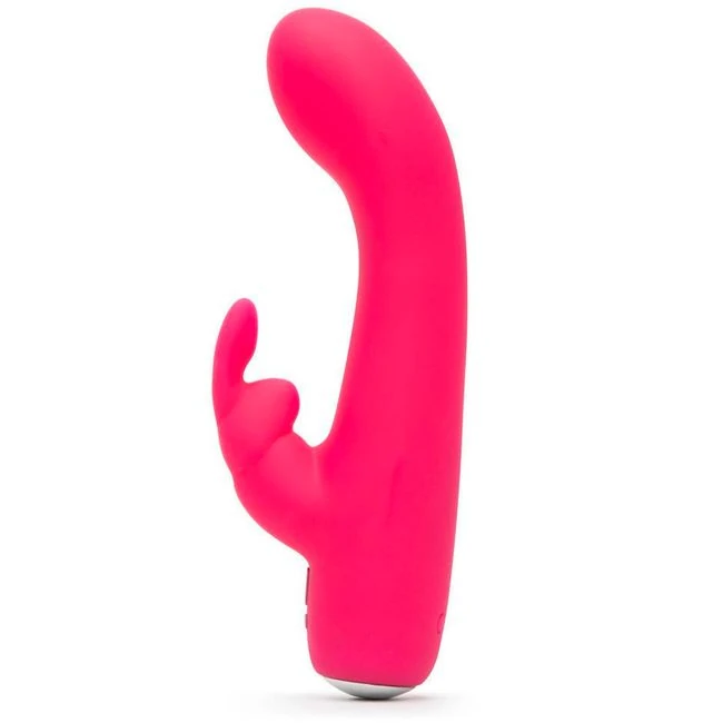 Happy Rabbit Mini Usb Vibrator Rechargeable Pink - Experience Intense Stimulation with the Happy Rabbit Mini USB Vibrator