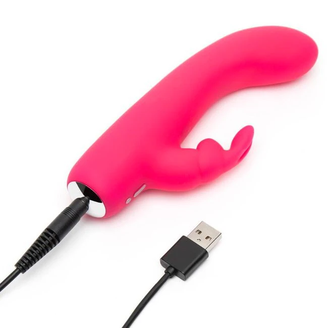 Happy Rabbit Mini Usb Vibrator Rechargeable Pink - Power & Performance