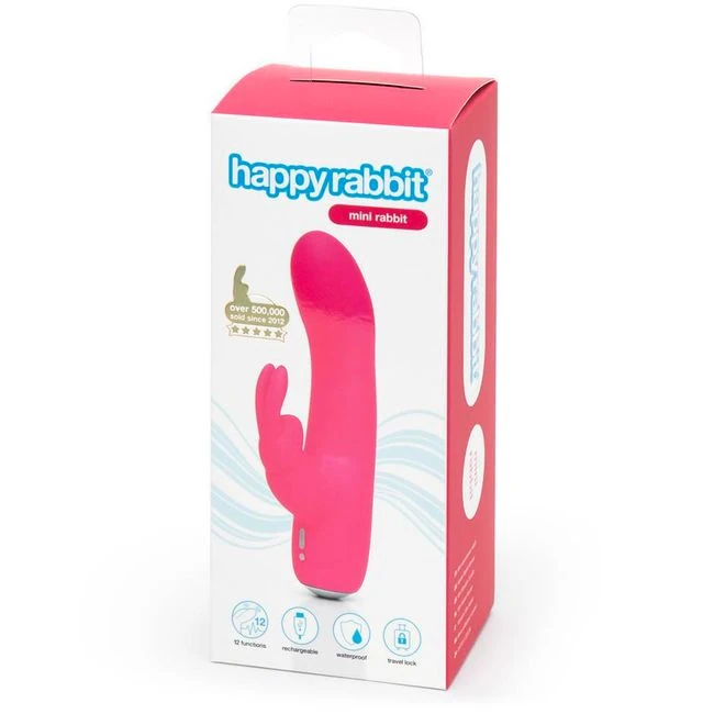 Happy Rabbit Mini Usb Vibrator Rechargeable Pink - Product Specifications