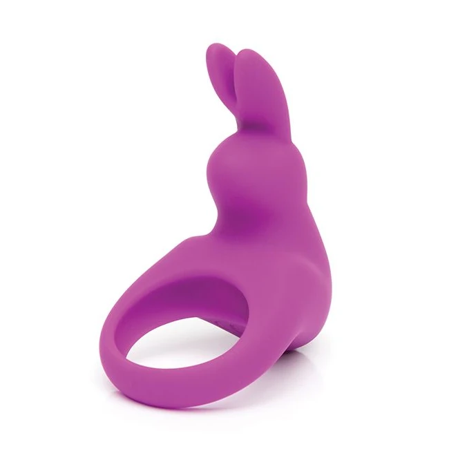 Happy Rabbit Rabbit Cock Ring Purple - Experience Intense Shared Stimulation