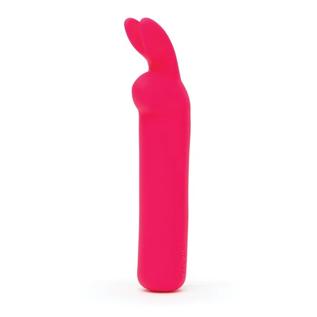 Happy Rabbit Rabbit Ears Bullet Vibe Pink - Experience Targeted Clitoral Stimulation with the Happy Rabbit Rabbit Ears Bullet Vibe Pink
