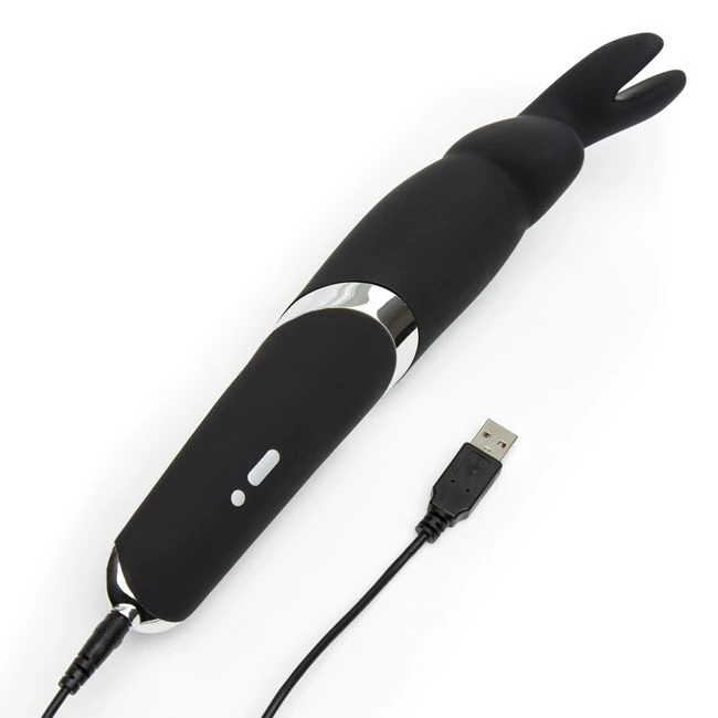 Happy Rabbit Rechargeable Wand Vibrator Black - How It Feels