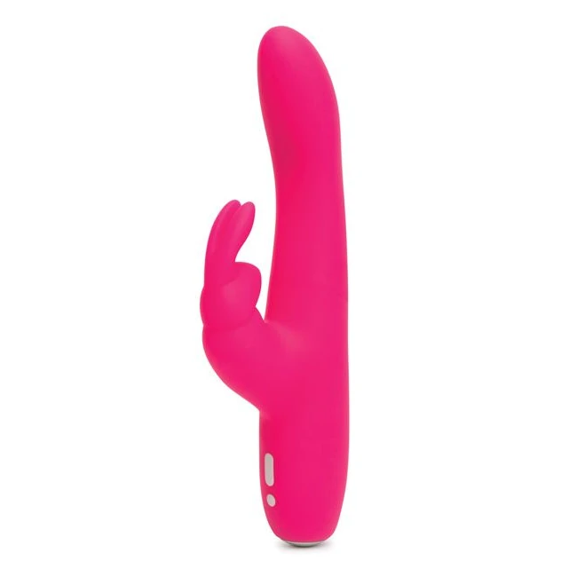 Happy Rabbit Slimline Curve Rechargeable Vibrator Pink - How It Feels