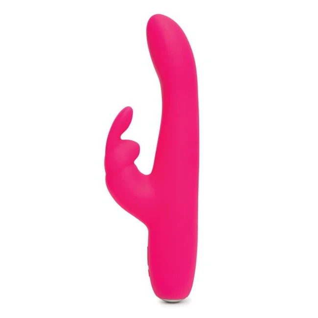 Happy Rabbit Slimline Curve Rechargeable Vibrator Pink - Vibration Modes