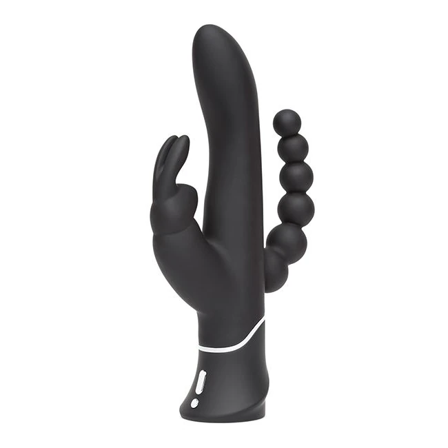 Happy Rabbit Triple Curve Rechargeable Rabbit Black - How It Feels