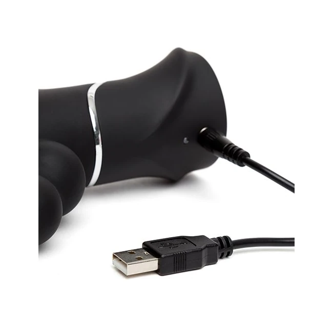Happy Rabbit Triple Curve Rechargeable Rabbit Black - Power, Performance, and Waterproof Design