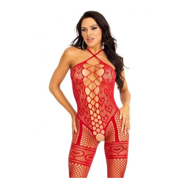 Heart Halter Bodystocking Garter Blk - What Is the Heart Halter Bodystocking Garter Blk?