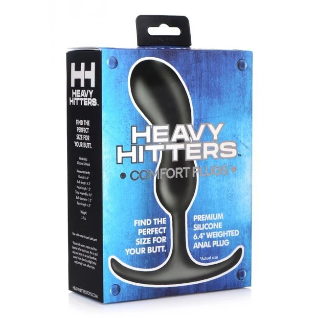 Heavy Hitters Comfort Plugs 6.4in Anal Plug Medium - Design & Material