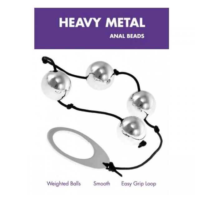Heavy Metal Anal Beads Silver Kinx - Shape & Comfort