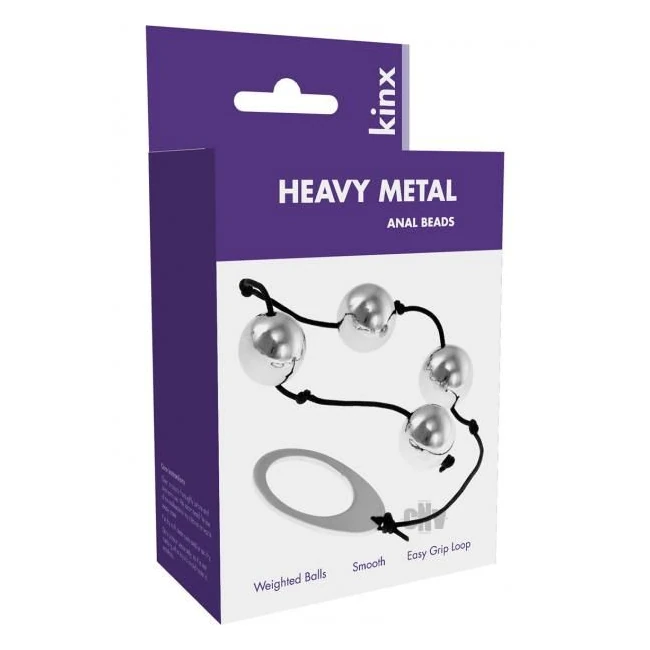 Heavy Metal Anal Beads Silver Kinx - Material & Safety
