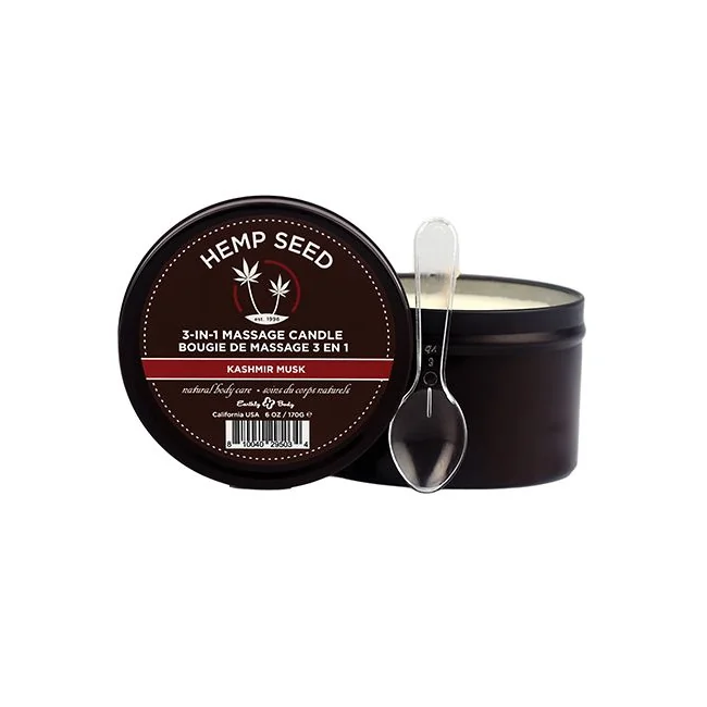HEMP SEED 3-IN-1 CANDLE - Innovative 3-in-1 Candle Format