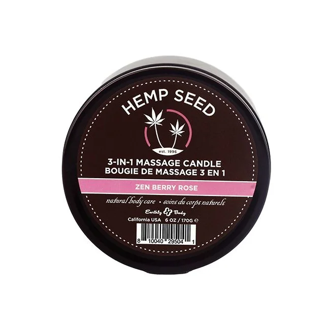 HEMP SEED 3-IN-1 CANDLE - Formula & Feel