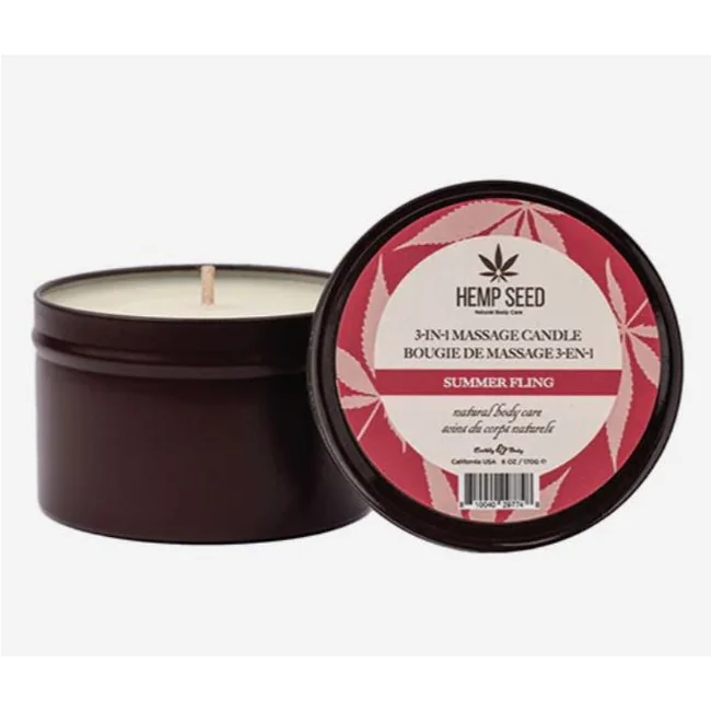 HEMP SEED 3-IN-1 MASSAGE CANDLE - Formula & Feel