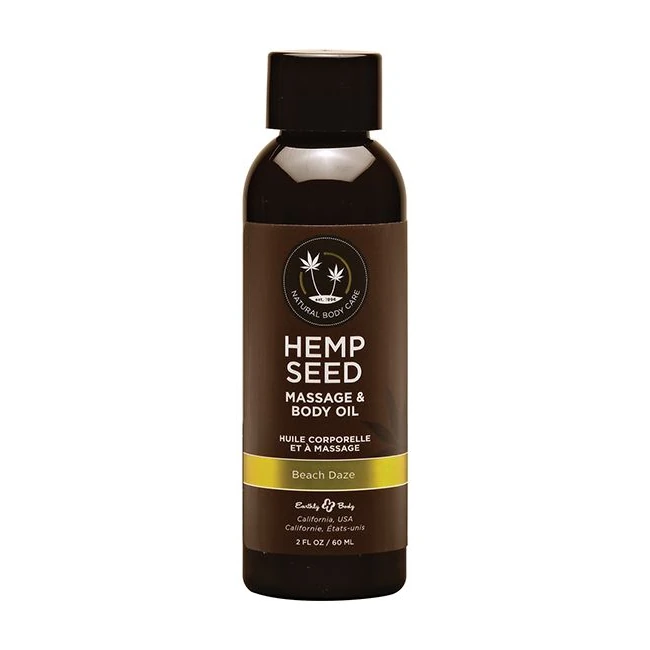 Hemp Seed Massage Oil - Formula & Feel