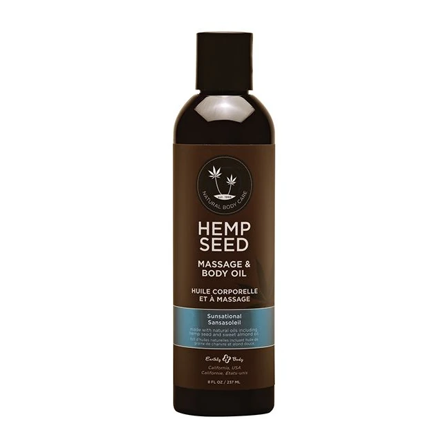 Hemp Seed Massage Oil - Hemp Seed Massage Oil by Earthly Body