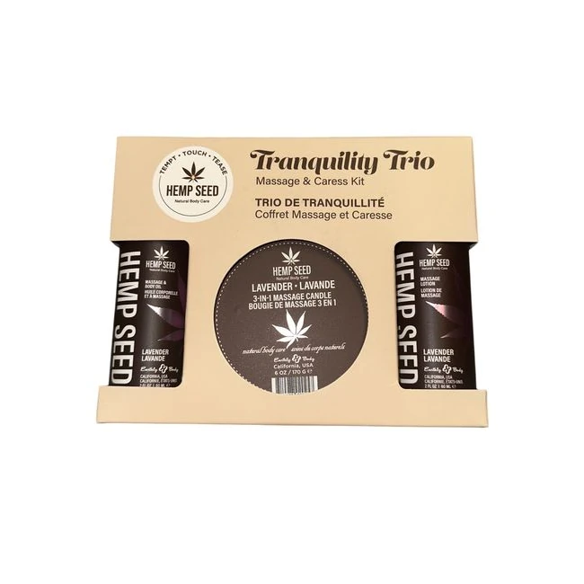 Hemp Seed Tranquility Trio Gift Set - Formula & Feel