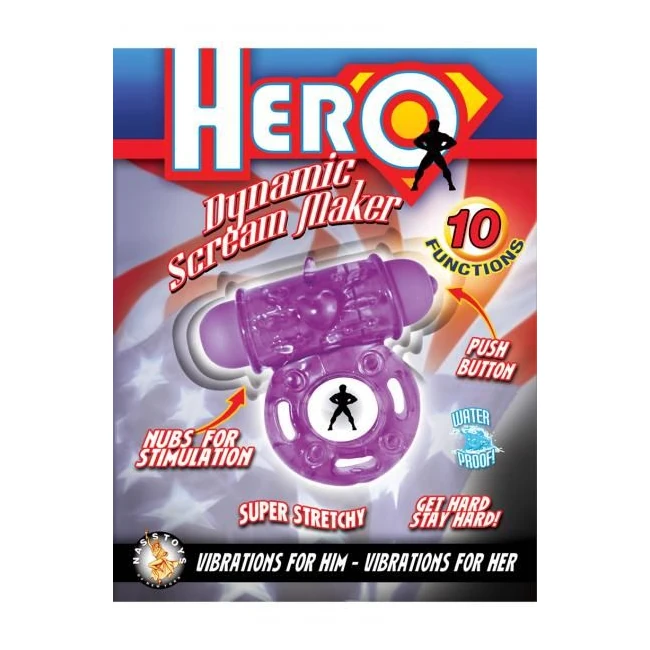 Hero Dynamic Scream Maker Cockring Waterproof Purple - What Is the Hero Dynamic Scream Maker Cockring Waterproof Purple?