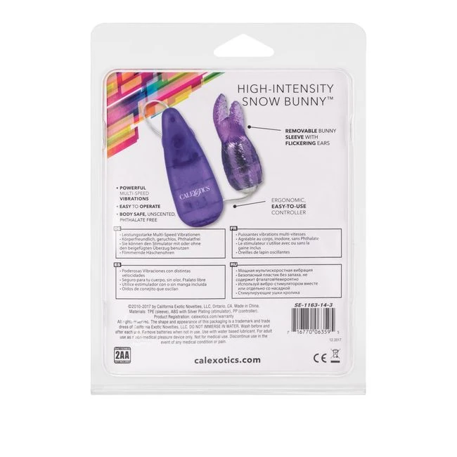 Hi Intensity Snow Bunny Purple - Vibration Modes and Stimulation