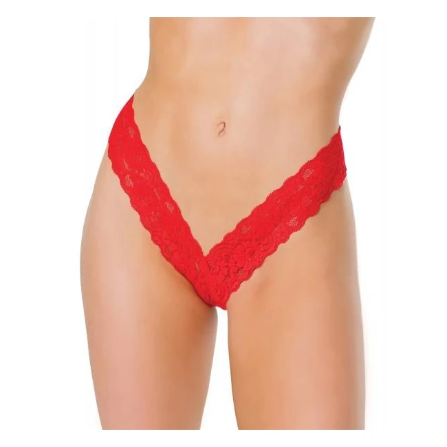 Holiday Scallop Stretch Lace High Leg Thong - What Is the Holiday Scallop Stretch Lace High Leg Thong?