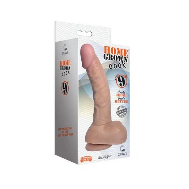Home Grown 9 Inches Bioskin Realistic Cock - Shape & Texture