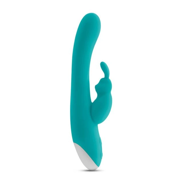 Hop - Rave Rabbit Plus Dual Stimulator - Aquamarine - How It Feels