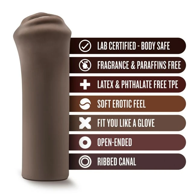 Hot Chocolate Naughty Nicole Mouth Stroker - Material & Maintenance
