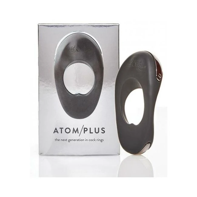 Hot Octopuss Atom Plus Black Vibrating Cock Ring - Fabric &amp; Feel