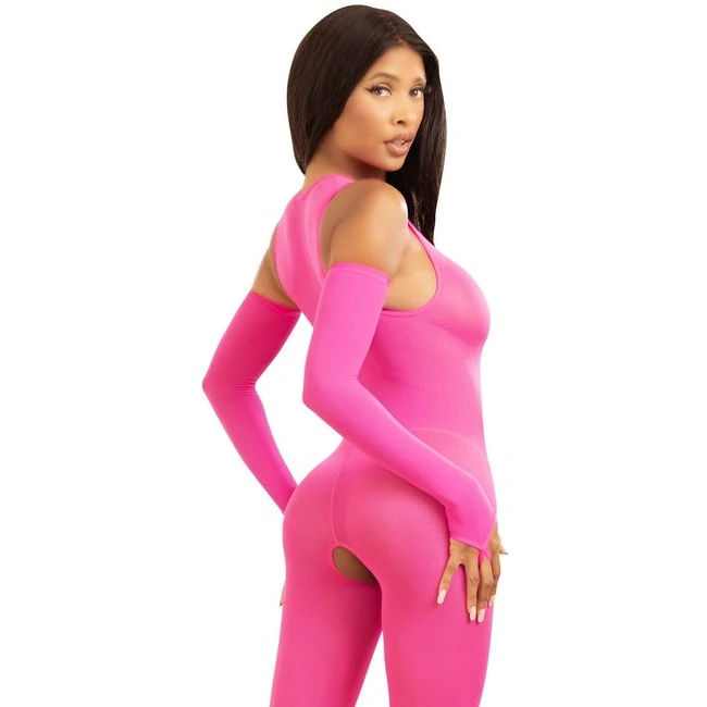 Hot Pink Bodysuit Pink - Fabric & Feel