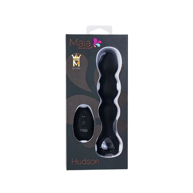 Hudson Rechargeable Remote Control Silicone Anal Plug - by Maia Toys
