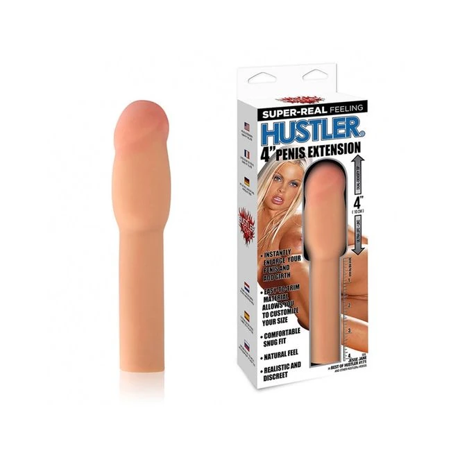 Hustler 4 Inches Penis Extension Beige - Overview