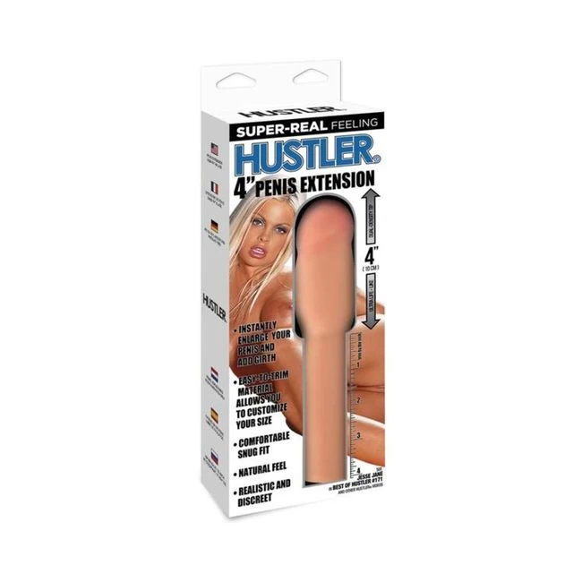 Hustler 4 Inches Penis Extension Beige - Key Details