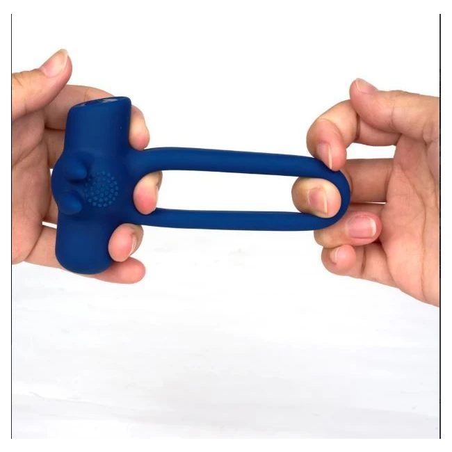 Huxley Blue Liquid Silicone C-Ring-Jaguar - Rechargeable and Ready for Water