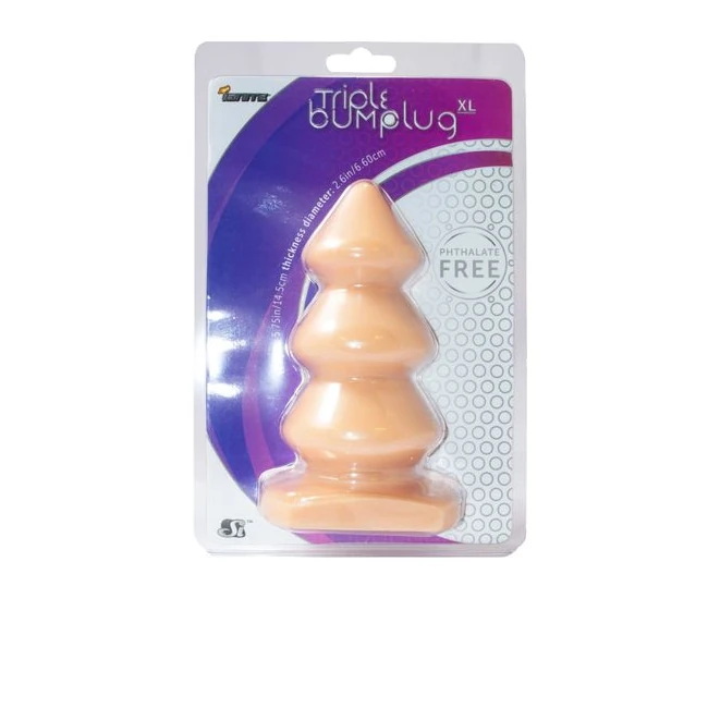 Ignite Bump Plug Flesh X Large - Shape & Comfort