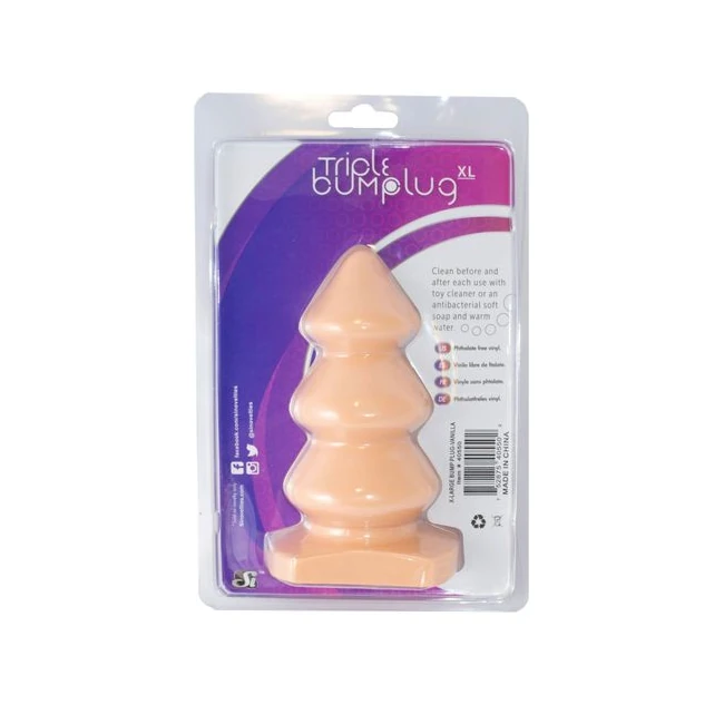 Ignite Bump Plug Flesh X Large - Material & Safety