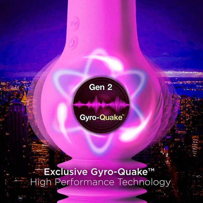 Impressions New York Gyroquake Dildo Purple - Experience the Impressions New York Gyroquake Dildo in Purple