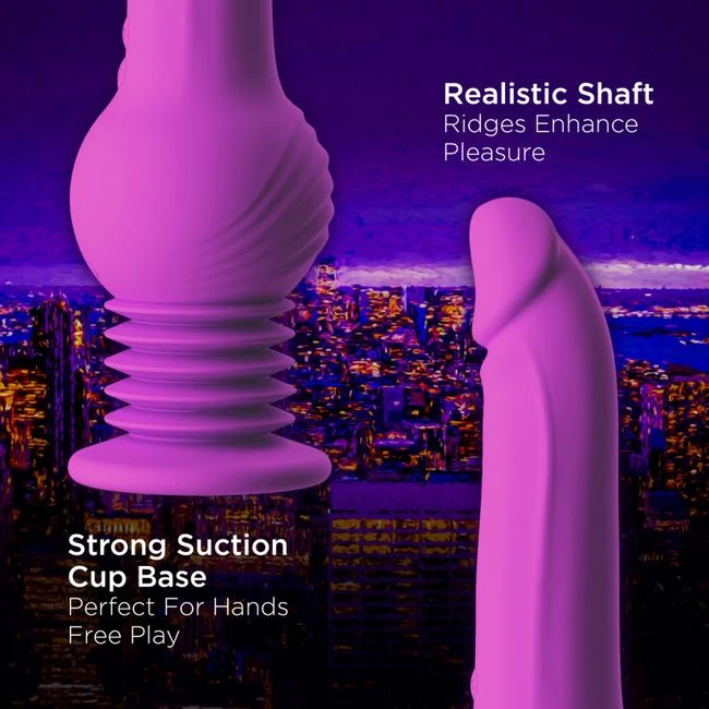 Impressions New York Gyroquake Dildo Purple - Power & Performance