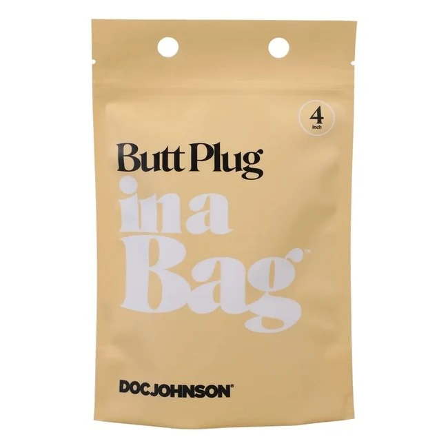 In a Bag Butt Plug - Graduated Sizing & Care