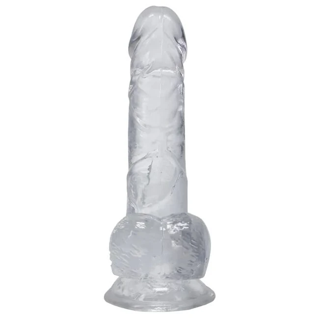 In a Bag Dick 6 Inch Clear - Shape & Texture