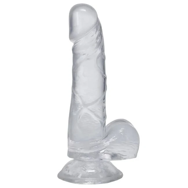 In a Bag Dick 6 Inch Clear - Material Feel
