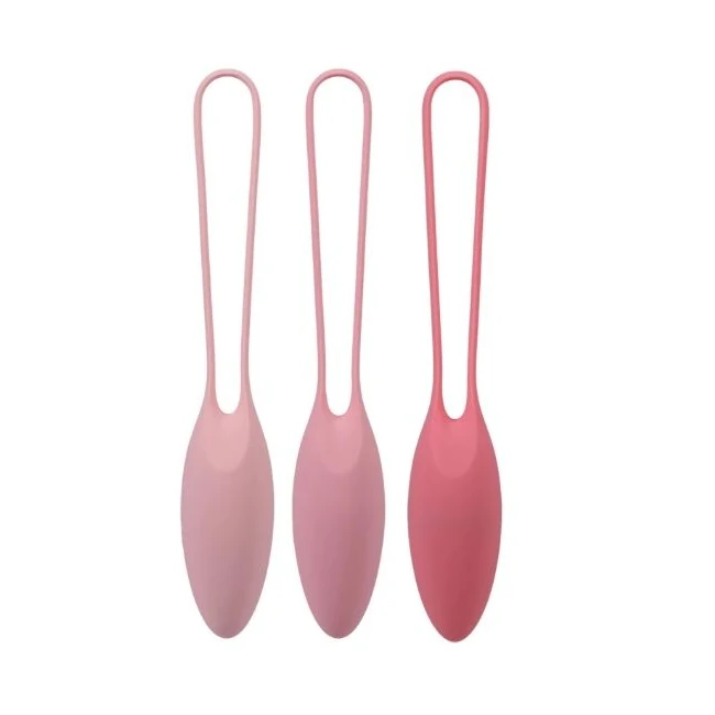 In a Bag Kegal Trainer Set Pink - Grip, Control and Graduated Weights