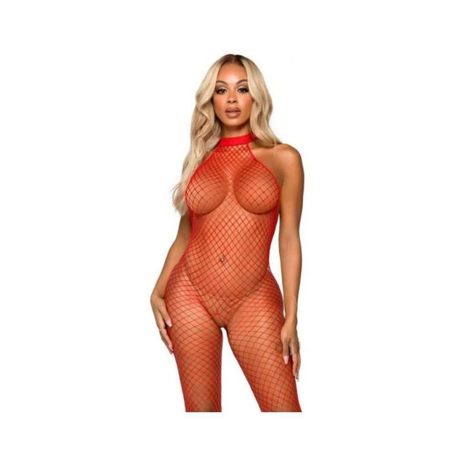 Industrial Backless Bodystocking Blk - Fabric & Feel