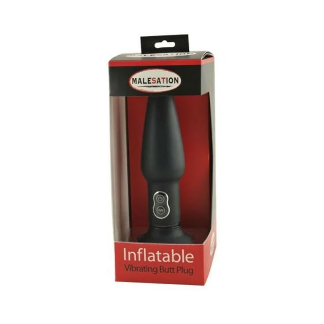 Inflatable Vibrating Butt Plug Black - Material & Safety