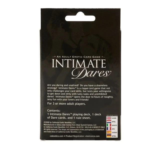 Intimate Dare Game - What’s Included