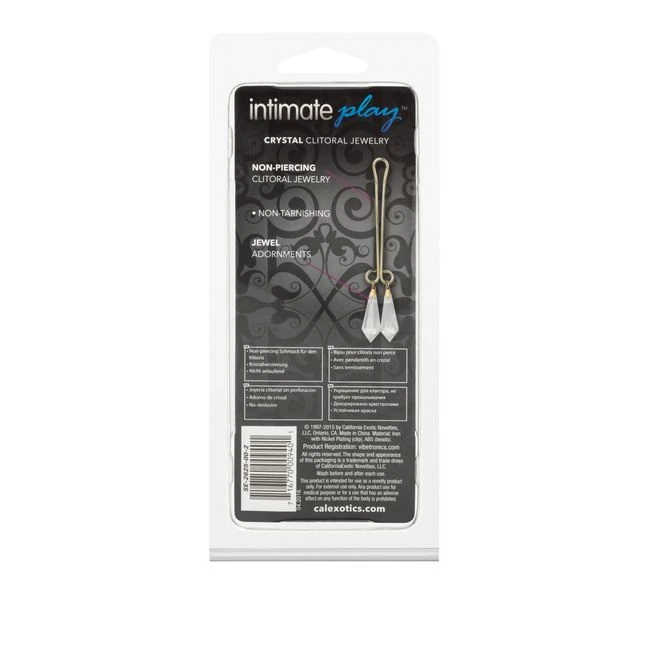 Intimate Play Clit Clip- Crystal Clear - Materials & Safety