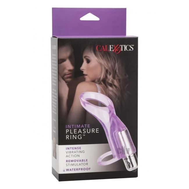 Intimate Pleasure Ring Vibrating Purple Enhancer - Fabric & Feel
