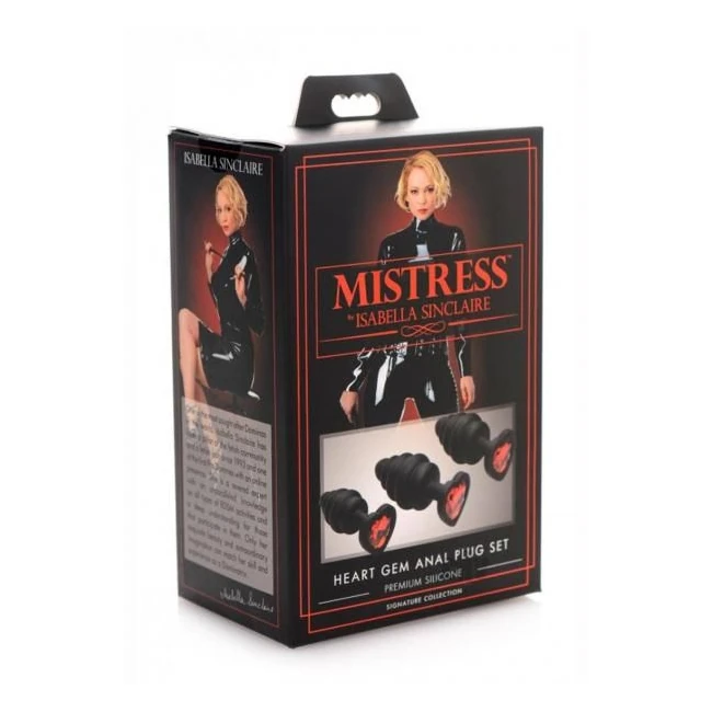 Isabella Sinclaire Heart Gem  Silicone Anal Plug Set - What Is the Isabella Sinclaire Heart Gem Silicone Anal Plug Set?