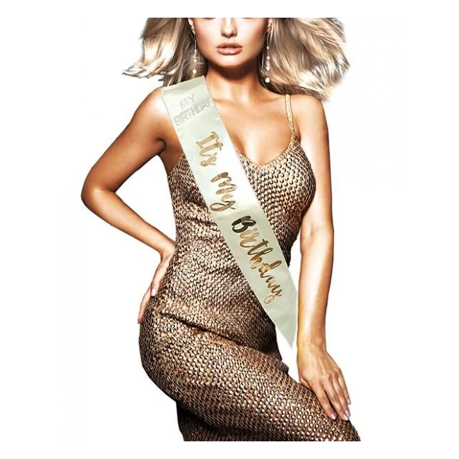 It's My Birthday Sash - Overview